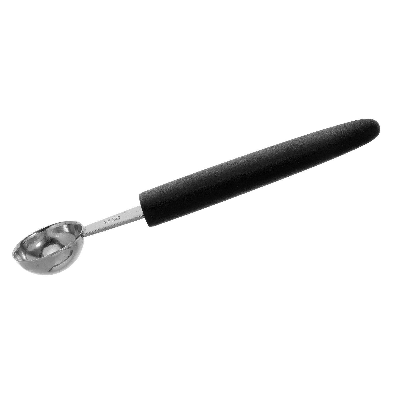 Ice Pick Pick - Roestvrijstalen meloontjeper/fruitlepel 30 mm, stevig keukengereedschap