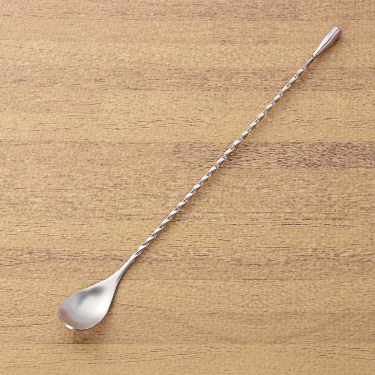 Bar Spoon Twisted - Professionele 31 cm gedraaide roestvrijstalen cocktaillepel,