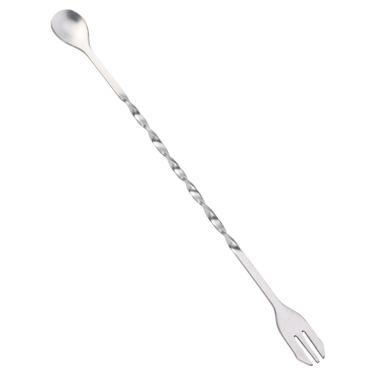 Bar Spoon Twisted - Professionele cocktailroerlepel van 304 roestvrij staal,