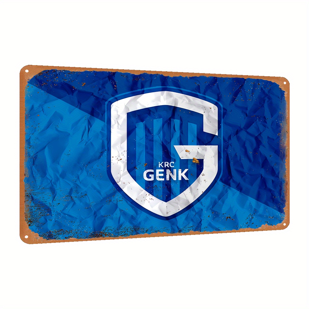 Home Bar And Restaurant - KRC Genk Metalen Bord (8''x12''), Vintage