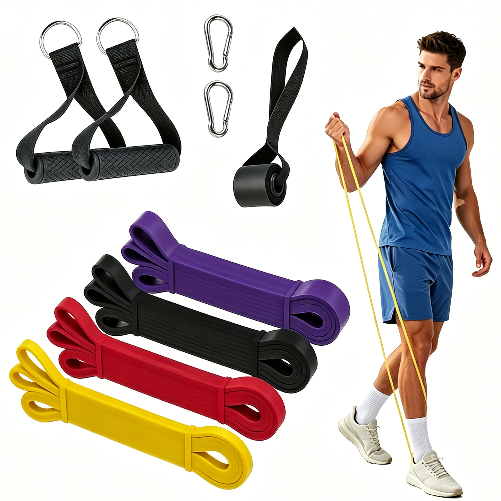 Home Bar Setup - Set met elastische banden voor pull-ups