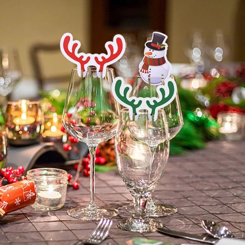 10 STKS Kerst Cup Kaart Kerstm - Cocktail Recipe Book recensie en prijs
