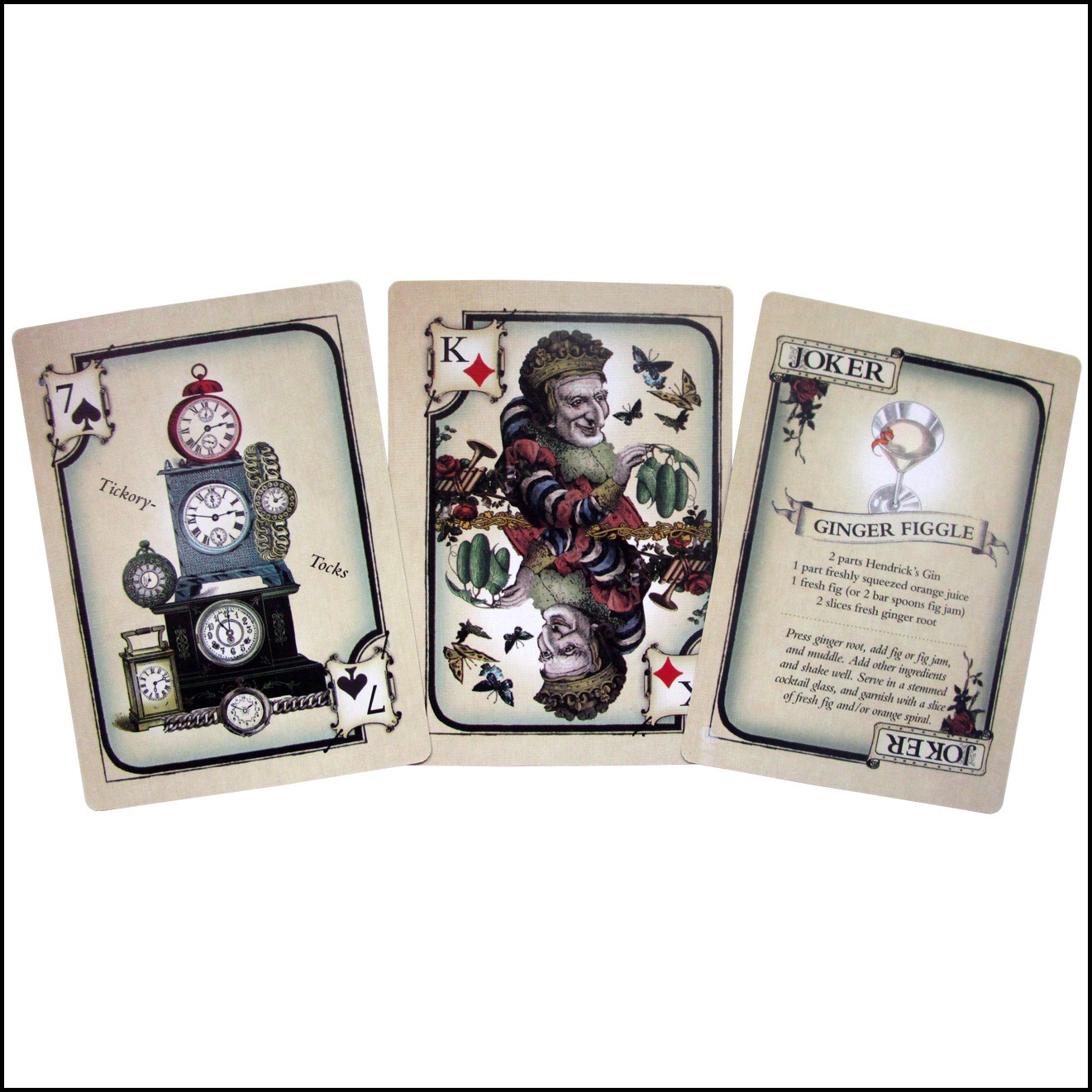 Hendrick's Gin speelkaarten 9* - Cocktail Recipe Book recensie en prijs