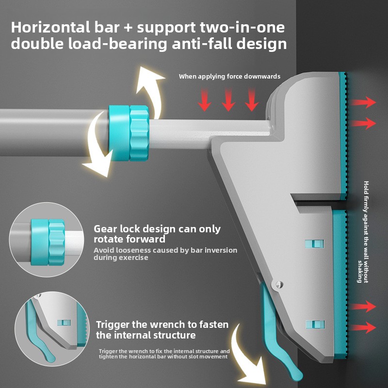 Deurkozijn zonder boren Optrek - Home Bar And Gym recensie en prijs