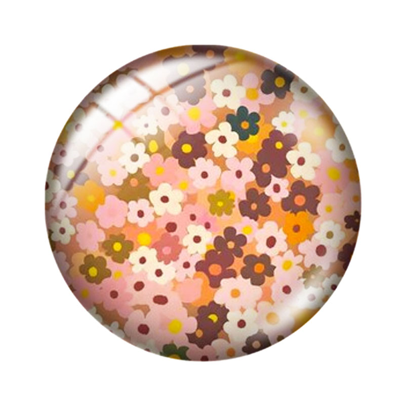Retro Floral12/18/20/25mm glaz - Old Fashioned Glass recensie en prijs