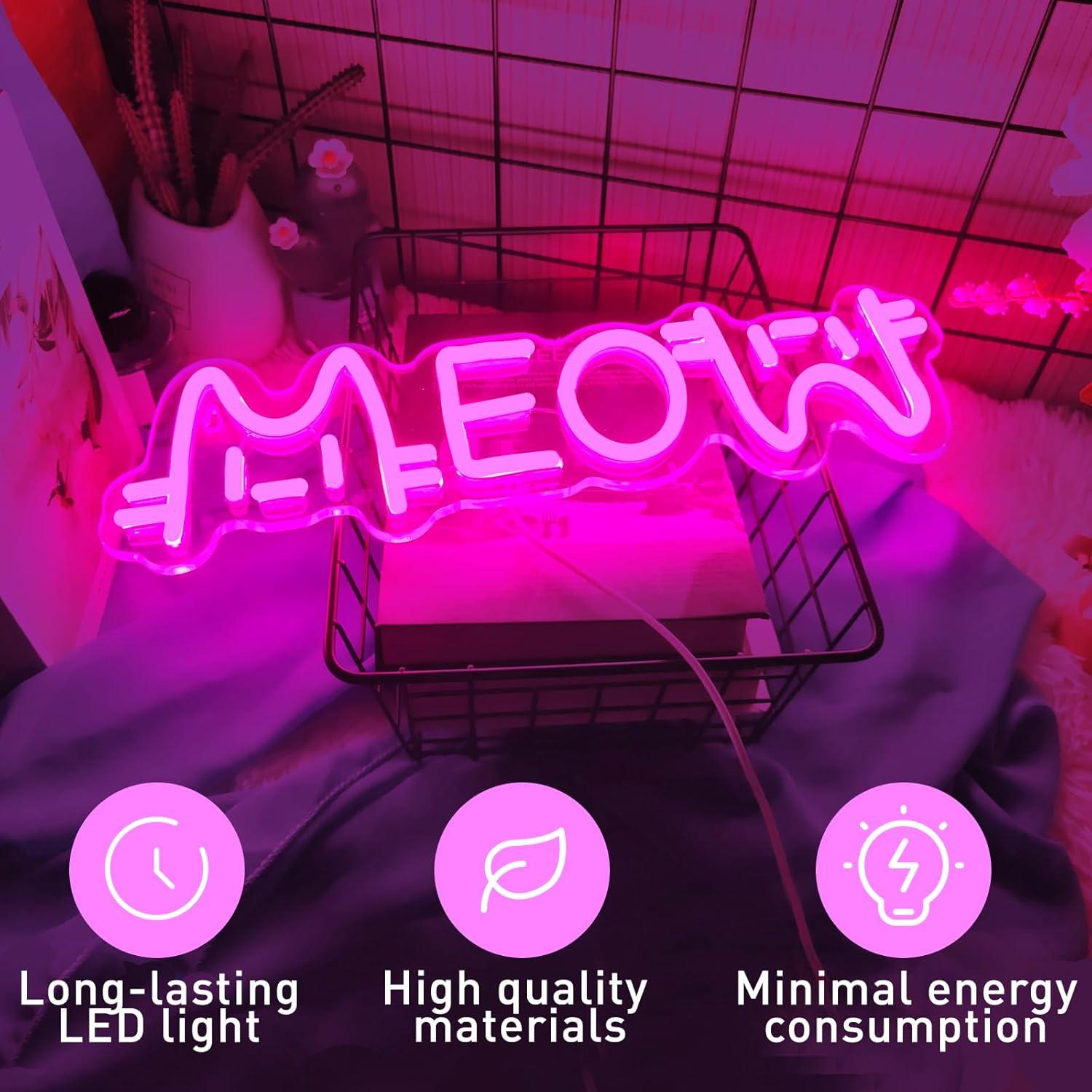 Miauw Neonbord Kat USB-aangedr - Home Bar And Restaurant recensie en prijs