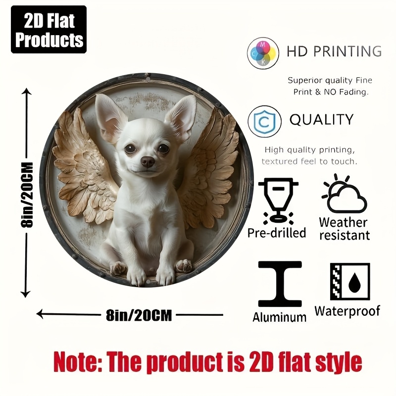 2D plat, 1pc, Chihuahua thema, - Home Bar And Coffee recensie en prijs