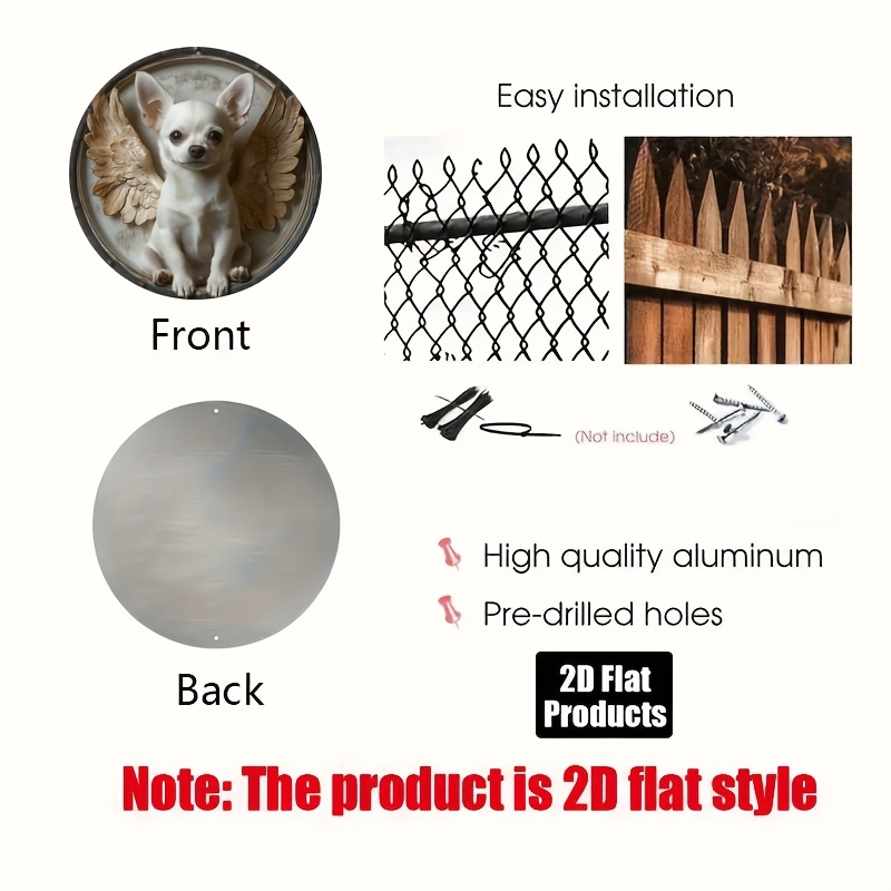 2D plat, 1pc, Chihuahua thema, - Home Bar And Coffee recensie en prijs