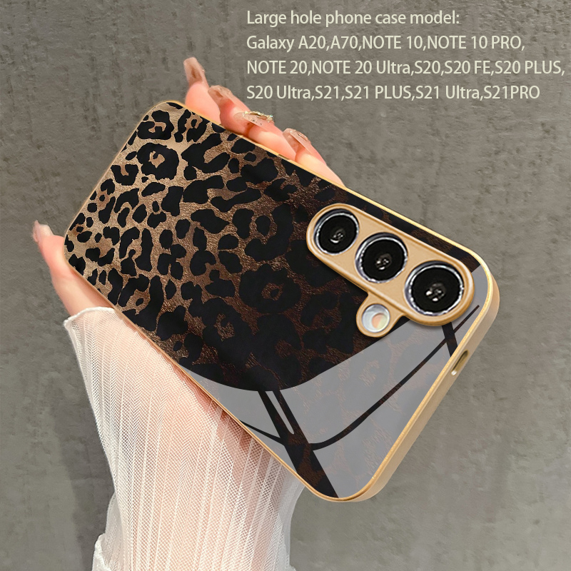 Retro luipaardprint 2D telefoo - Old Fashioned Glass recensie en prijs
